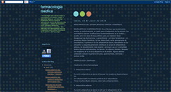 Desktop Screenshot of farmacologiamedica.blogspot.com