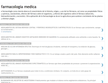 Tablet Screenshot of farmacologiamedica.blogspot.com