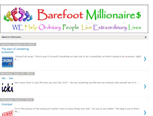 Tablet Screenshot of barefoot-millionaires.blogspot.com