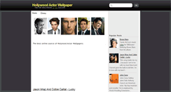Desktop Screenshot of hollywoodactorwallpaper.blogspot.com