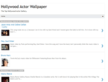 Tablet Screenshot of hollywoodactorwallpaper.blogspot.com