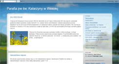 Desktop Screenshot of parafiawesola.blogspot.com