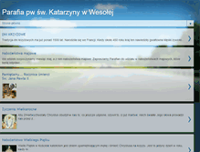 Tablet Screenshot of parafiawesola.blogspot.com