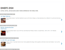 Tablet Screenshot of dinersdish.blogspot.com