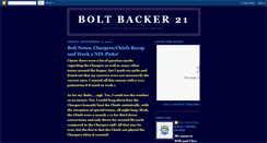 Desktop Screenshot of boltbacker21.blogspot.com