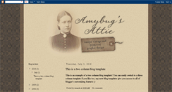 Desktop Screenshot of amybugsprimitiveattic.blogspot.com