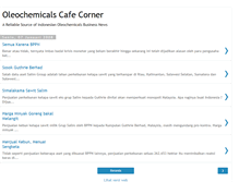 Tablet Screenshot of oleochemicals-indonesia.blogspot.com