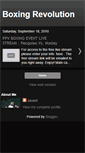Mobile Screenshot of boxingrevolution.blogspot.com