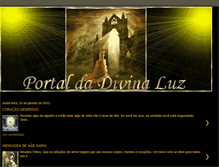 Tablet Screenshot of portaldivinaluz.blogspot.com
