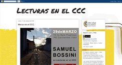 Desktop Screenshot of lecturasenelccc.blogspot.com