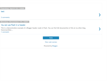 Tablet Screenshot of flash-header.blogspot.com