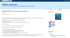 Desktop Screenshot of indo-affiliate.blogspot.com