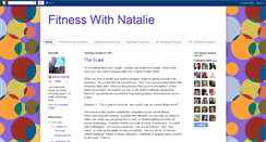 Desktop Screenshot of fitnesswithnatalie.blogspot.com