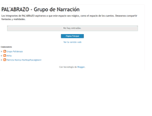 Tablet Screenshot of grupopalabrazo.blogspot.com