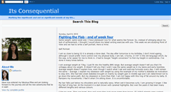 Desktop Screenshot of itsconsequential.blogspot.com