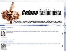 Tablet Screenshot of blogcolunafashionista.blogspot.com