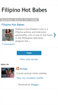 Mobile Screenshot of philippinehotbabes.blogspot.com