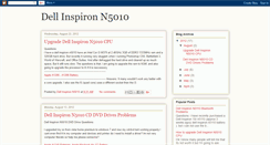 Desktop Screenshot of dell-inspiron-n5010.blogspot.com