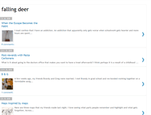 Tablet Screenshot of fallingdeer.blogspot.com