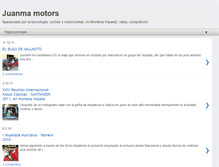 Tablet Screenshot of juanma-motor.blogspot.com