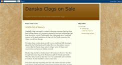 Desktop Screenshot of danskoclogsonsale.blogspot.com