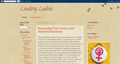 Desktop Screenshot of colgateleadingladies.blogspot.com