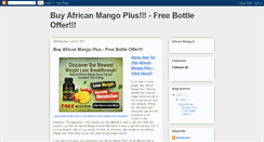 Desktop Screenshot of buyafricanmangoplus.blogspot.com