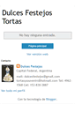 Mobile Screenshot of dulcesfestejos.blogspot.com