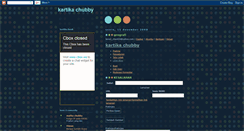 Desktop Screenshot of kartika-chubby.blogspot.com