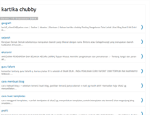 Tablet Screenshot of kartika-chubby.blogspot.com