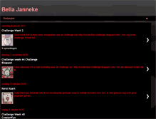 Tablet Screenshot of bellajanneke.blogspot.com