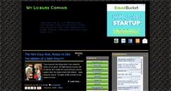 Desktop Screenshot of myleisure-corner.blogspot.com