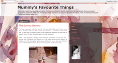 Desktop Screenshot of mummysfavouritethings.blogspot.com