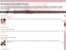 Tablet Screenshot of mummysfavouritethings.blogspot.com