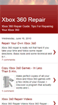 Mobile Screenshot of fix-your-xbox-360.blogspot.com
