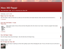 Tablet Screenshot of fix-your-xbox-360.blogspot.com