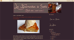 Desktop Screenshot of gourmandises-sophie.blogspot.com