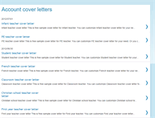 Tablet Screenshot of accountcoverletters.blogspot.com