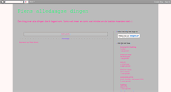Desktop Screenshot of piensalledaagsedingen.blogspot.com