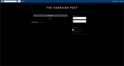 Desktop Screenshot of harrisonpost.blogspot.com