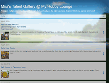 Tablet Screenshot of my-hobby-lounge.blogspot.com