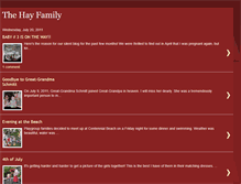 Tablet Screenshot of hayfamily1221.blogspot.com