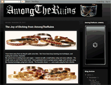 Tablet Screenshot of amongtheruinsjewelry.blogspot.com