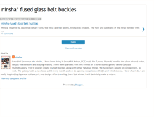 Tablet Screenshot of ninsha-fusedglassbeltbuckles.blogspot.com