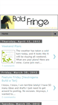 Mobile Screenshot of frenzytofringe.blogspot.com