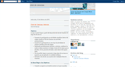 Desktop Screenshot of clubdecienciasmw.blogspot.com