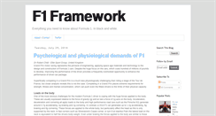Desktop Screenshot of f1framework.blogspot.com