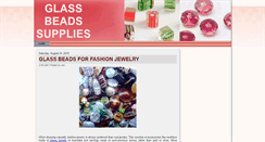 Desktop Screenshot of glassbeadsupplies.blogspot.com