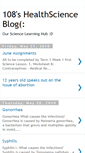 Mobile Screenshot of health-science-108-2010.blogspot.com