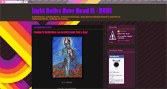 Desktop Screenshot of lightbulbsoverhead.blogspot.com